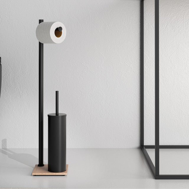 GEDY TR324100000 TRILLY Columna de Pie Natural-Negro Mate