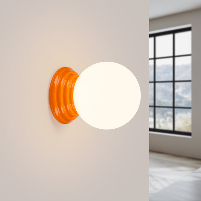 SOLLUX SL.1893 Aplique ZORI naranja IP44 naranja