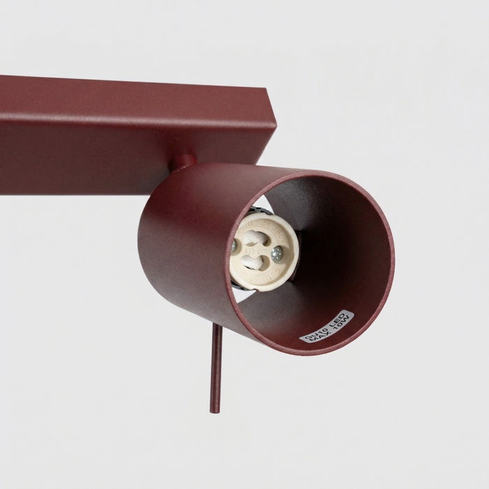 SOLLUX SL.2163 Plafón RING 4L burdeos