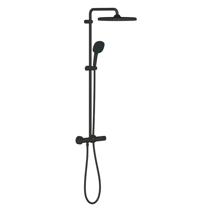 GROHE 26 689 243 TEMPESTA 250 Thermostatic Large Shower Faucet Matte Black