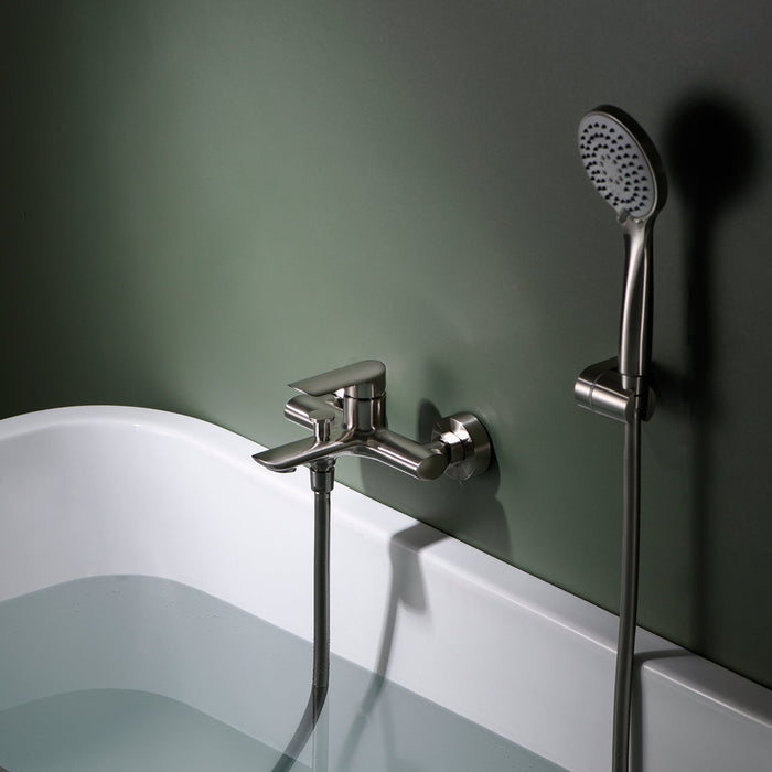 IMEX BDG040-4NQ URAL Grifo de Baño/Ducha Níquel Cepillado