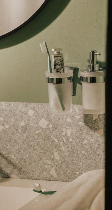 COSMIC 2760153 STICK Portacepillos Cromo