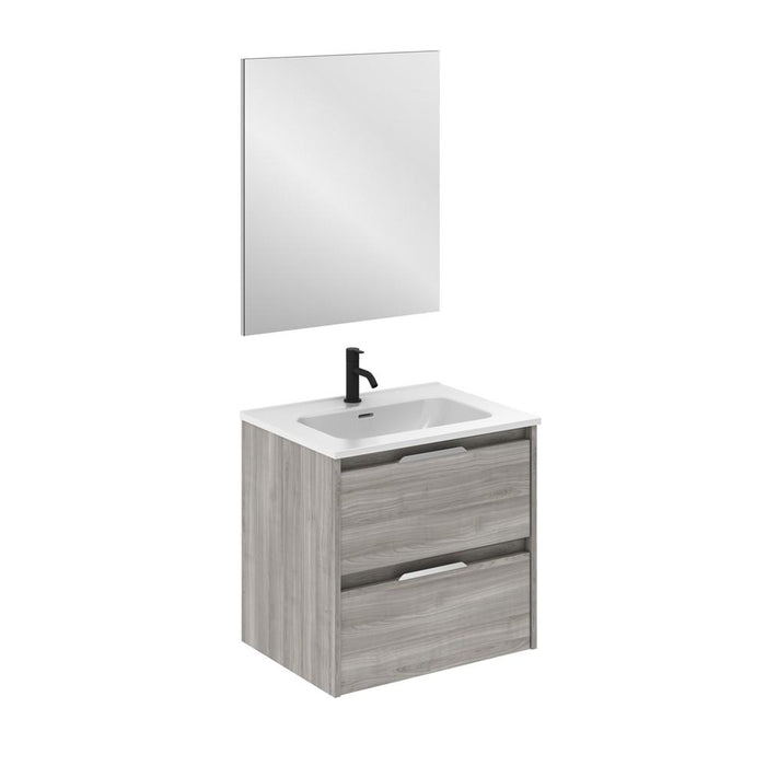 AMIZUVA C0073830 SUKI Complete Set 2 Drawers 60 Sanded Gray