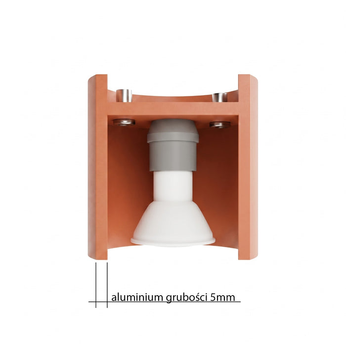 SOLLUX SL.2094 Plafón Orbis 2 Ocre Rojo