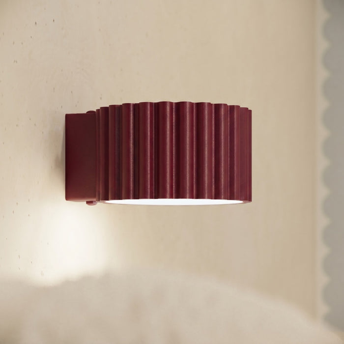 SOLLUX SL.2620 Aplique de pared AURA burdeos Gx53