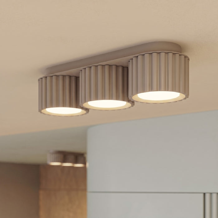 SOLLUX SL.2635 Plafón AURA 3 topo Gx53
