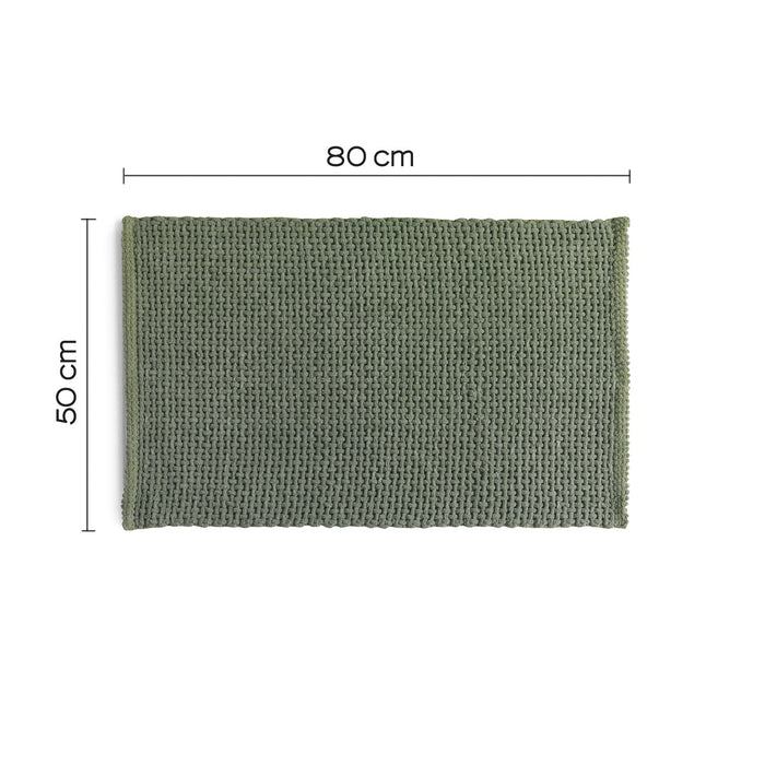 GEDY 96KN5080079 KNOT Alfombra 50X80 cm Verde