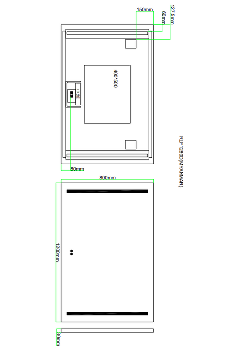 AQUORE MYANMAR Espejo Led