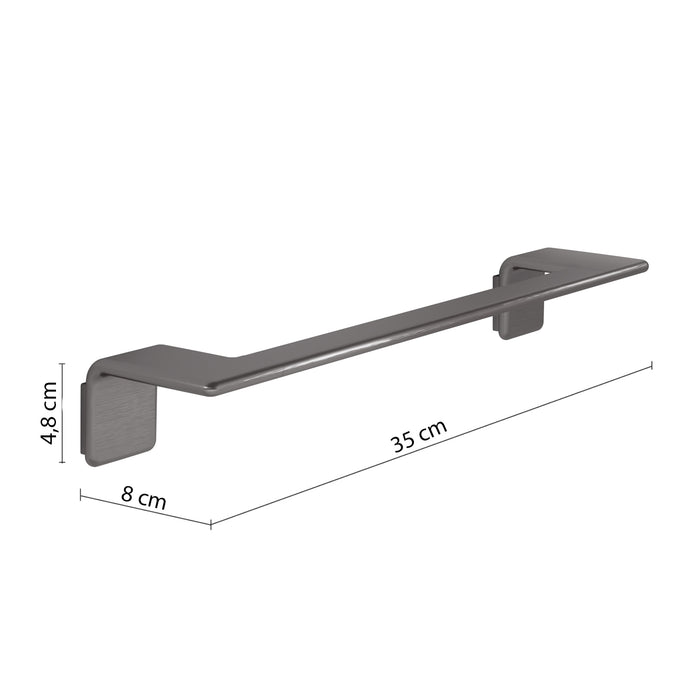 GEDY A9213581000 IL GIGLIO Toallero 35 cm gun metal