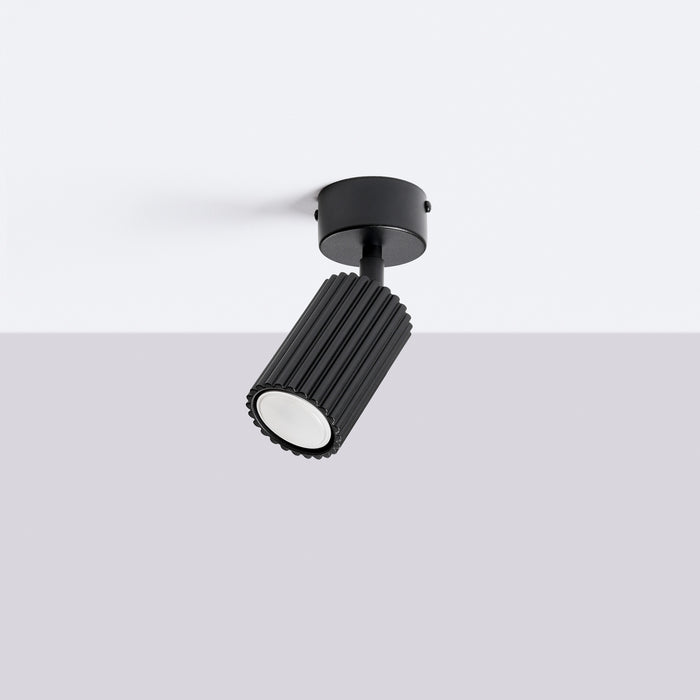 SOLLUX SL.1913 Plafón KARBON 1 negro