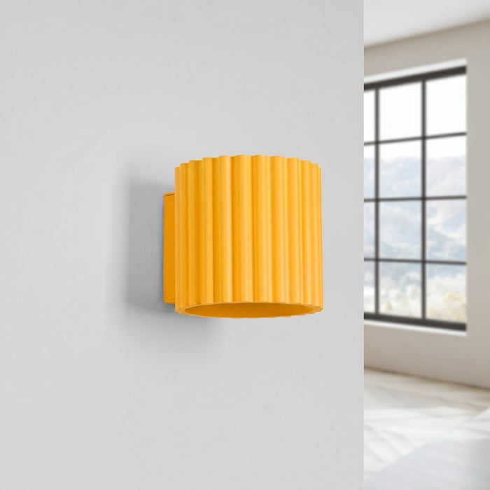 SOLLUX SL.2415 Aplique de pared AURA amarillo G9