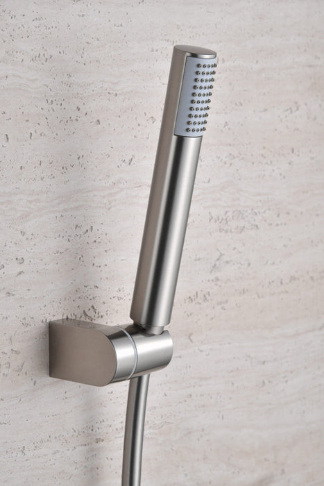 IMEX BDM039-5NQ MONZA Single-Handle Shower Faucet Kit Brushed Nickel Color