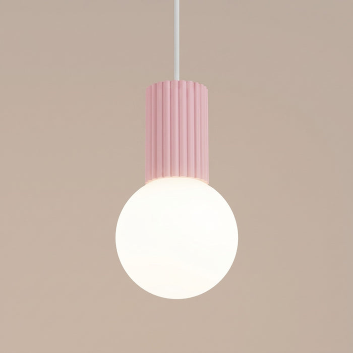 SOLLUX SL.2387 Lámpara Colgante Halo 1 Rosa