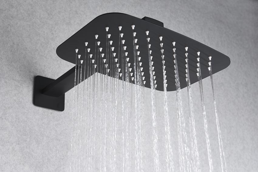 IMEX GPH035/NG HIDRA Thermostatic Built-in Shower Set Matte Black