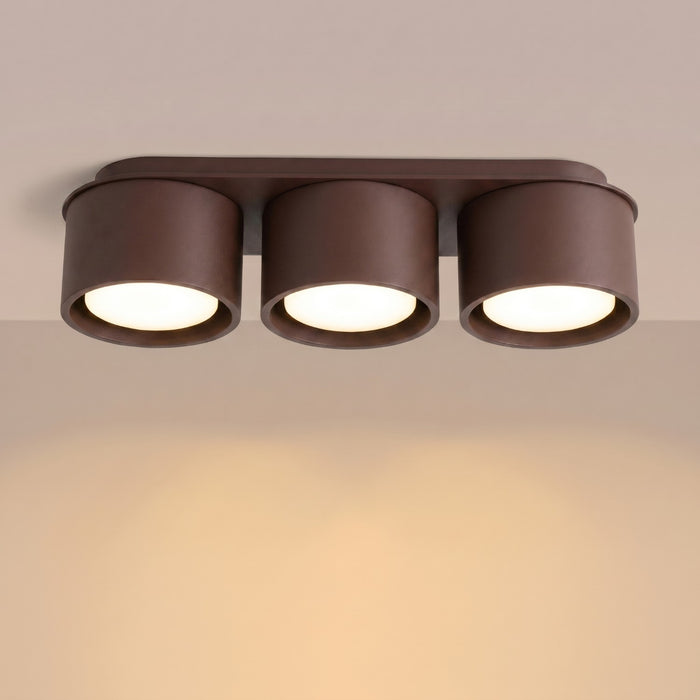 SOLLUX SL.2484 Plafón MODO 3 marrón Gx53