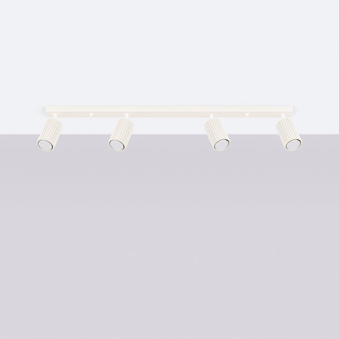 SOLLUX SL.1603 KARBON Lámpara De Techo 4l Beige