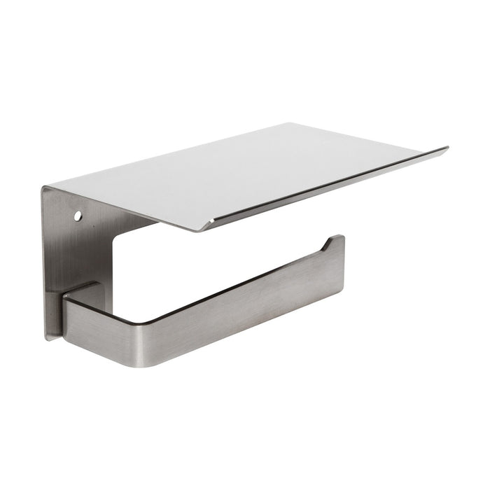 MEDICLINICS AI2003C AURA Portarrollos con Estante Acero Inox Brillo