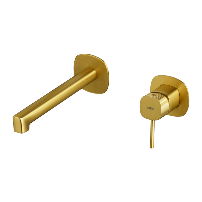 IMEX GLF065/OC FIRENZE-SASSARI Monomando Lavabo Empotrado Oro Cepillado