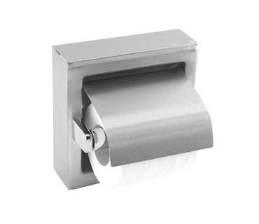 MEDICLINICS AI0310CS Portarollos con tapa Acero Mate