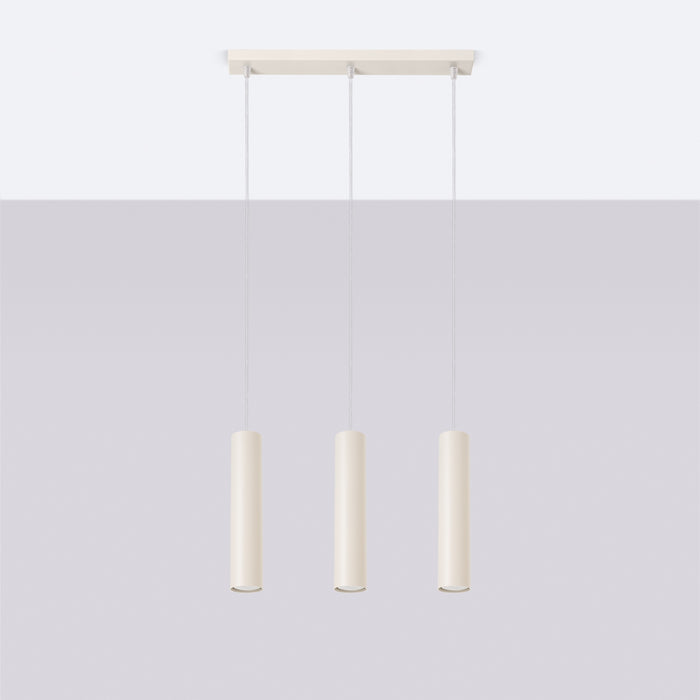 SOLLUX SL.1481 Lámpara colgante LAGOS 3L beige beige