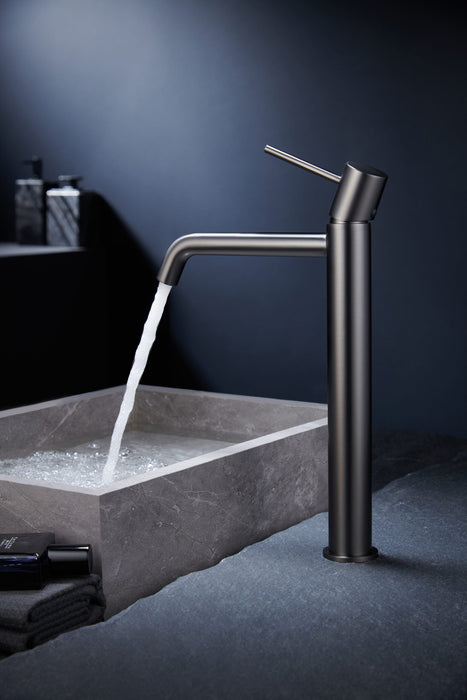 IMEX BDM039-3BGM MONZA Grifo Monomando Lavabo Alto Black Gun Metal