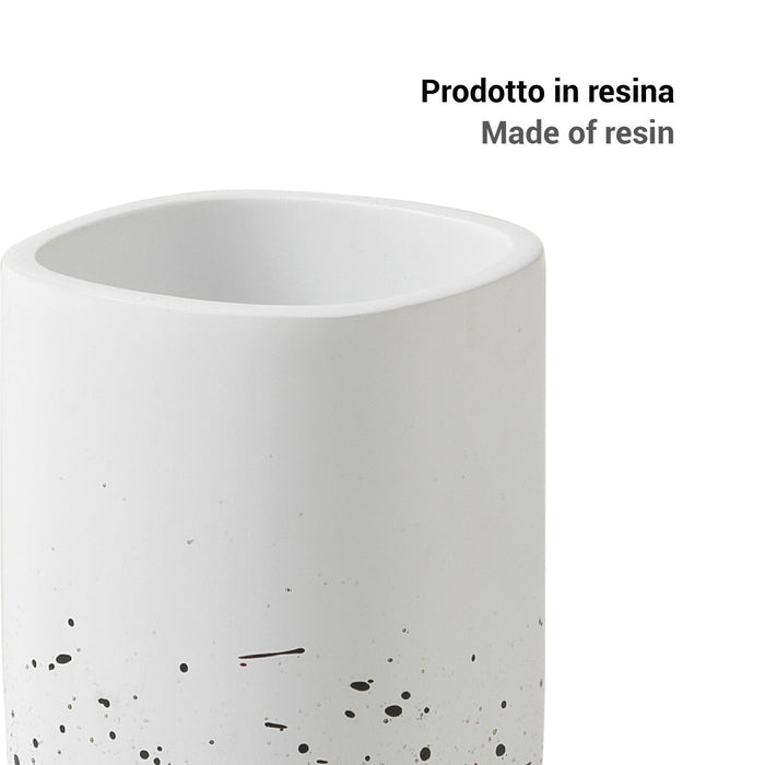 GEDY LL980200000 LAYLA White Toothbrush Holder