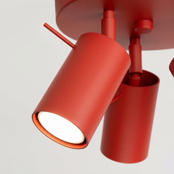 SOLLUX SL.2192 Plafón RING 3P rojo