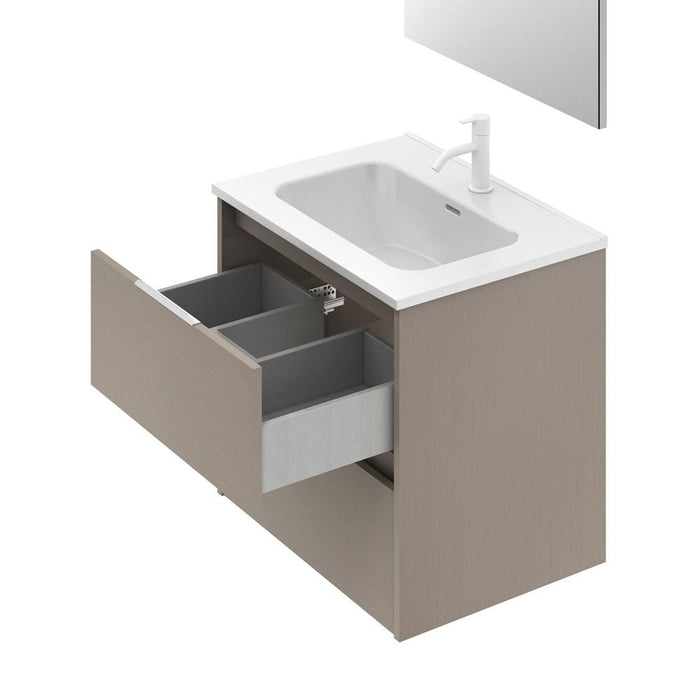 AMIZUVA C0073831 SUKI Conjunto Completo 2 Cajones 60 Fumé Arenado