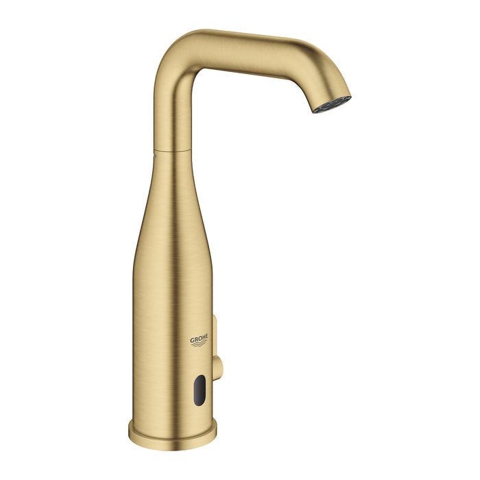 GROHE 36 445 GN0 ESSENCE E Mezclador de lavabo electrónico 1/2" tamaño M con mezclador y limitador ajustable de temperatura oro