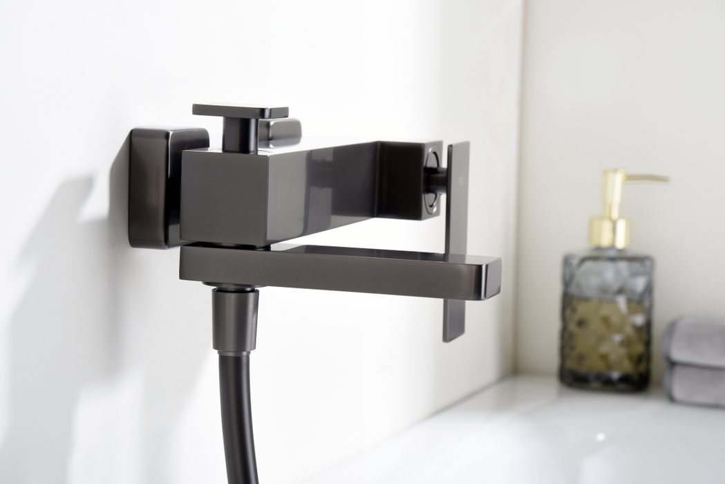 IMEX BDP048-4BGM PISA Kit Baño / Ducha Monomando Black Gun Metal