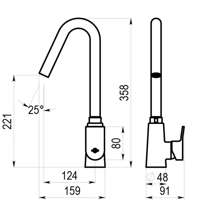 PRESTO 7918600 Koa cocina Cromo