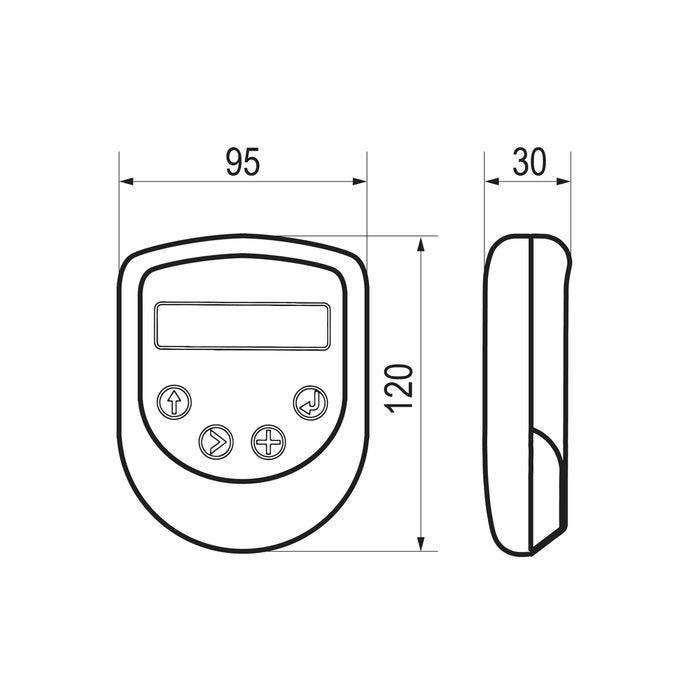 PRESTO 85556 Programador Rada UC 1000 Blanco