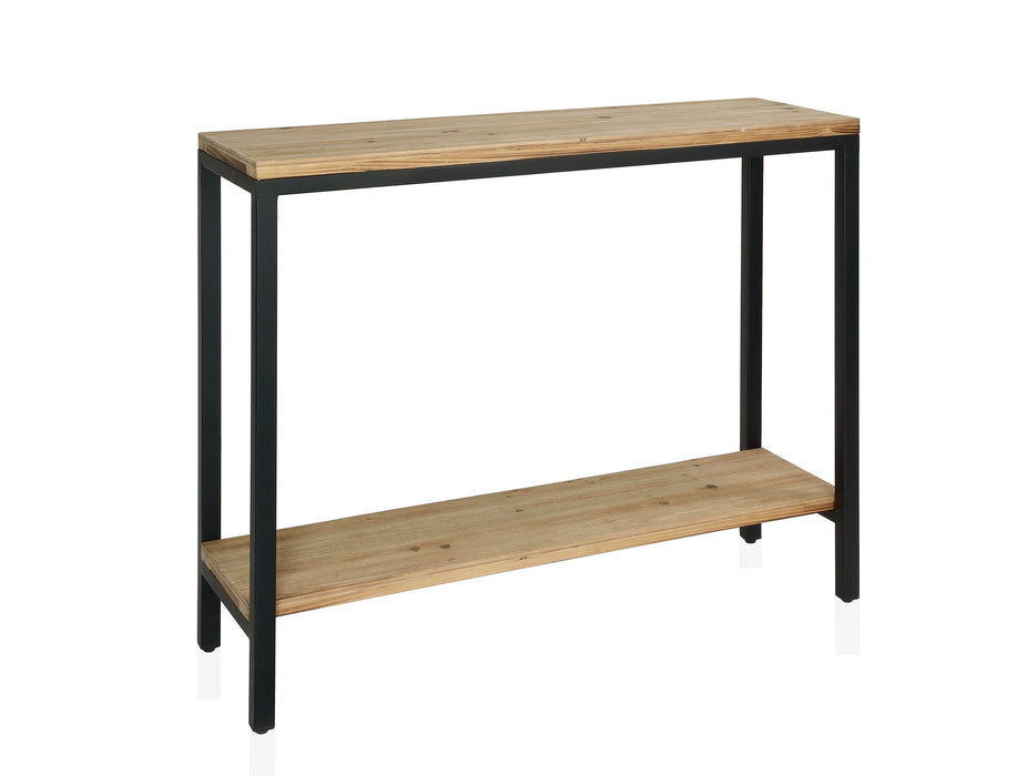 ANDREA HOUSE MU69055 Fir Wood and Metal Console Table