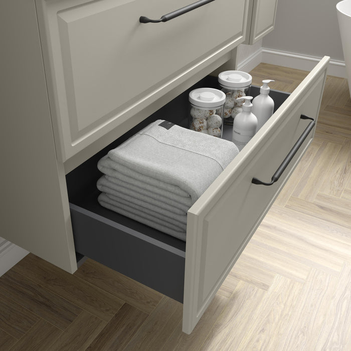 SALGAR 121802 RUNA Mueble+Lavabo TOSCANA 140cm Gris mate