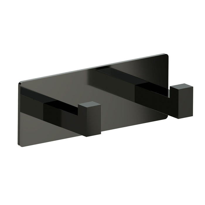 BELTRAN 20261 LUKA Double Chrome Black Adhesive Hook