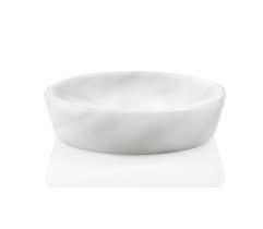 ANDREA HOUSE BA65041 Jabonera Mármol Blanco-Gris