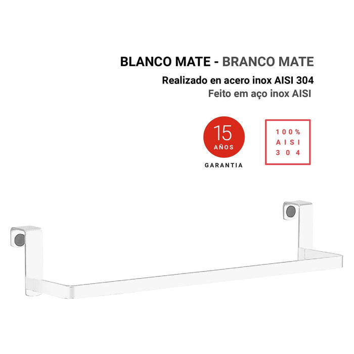 GEDY 21290200000 Toallero Colgable Blanco Mate