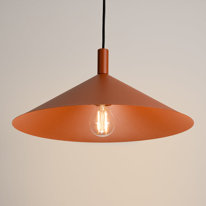 SOLLUX SL.2541 Lámpara colgante NOX 40 ocre rojo