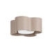 SOLLUX SL.3333 Lámpara De Techo Ovio 1 Taupe Gx53