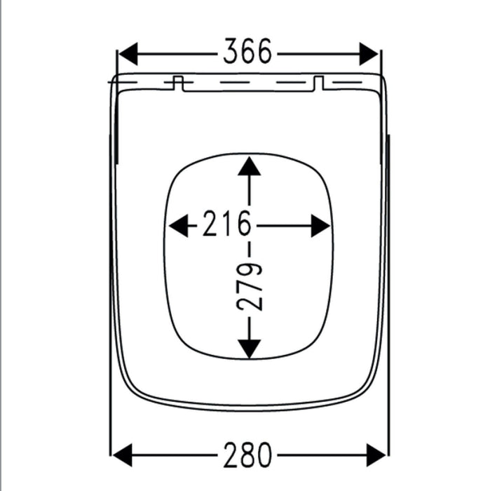 VILLEROY & BOCH 9M58 S1 01 ARCHITECTURA Tapa Asiento WC Caída Amortiguada Blanco