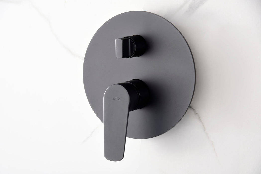 IMEX GPBR046/NG BRUSELAS Conjunto de Ducha Empotrado Monomando Negro Mate