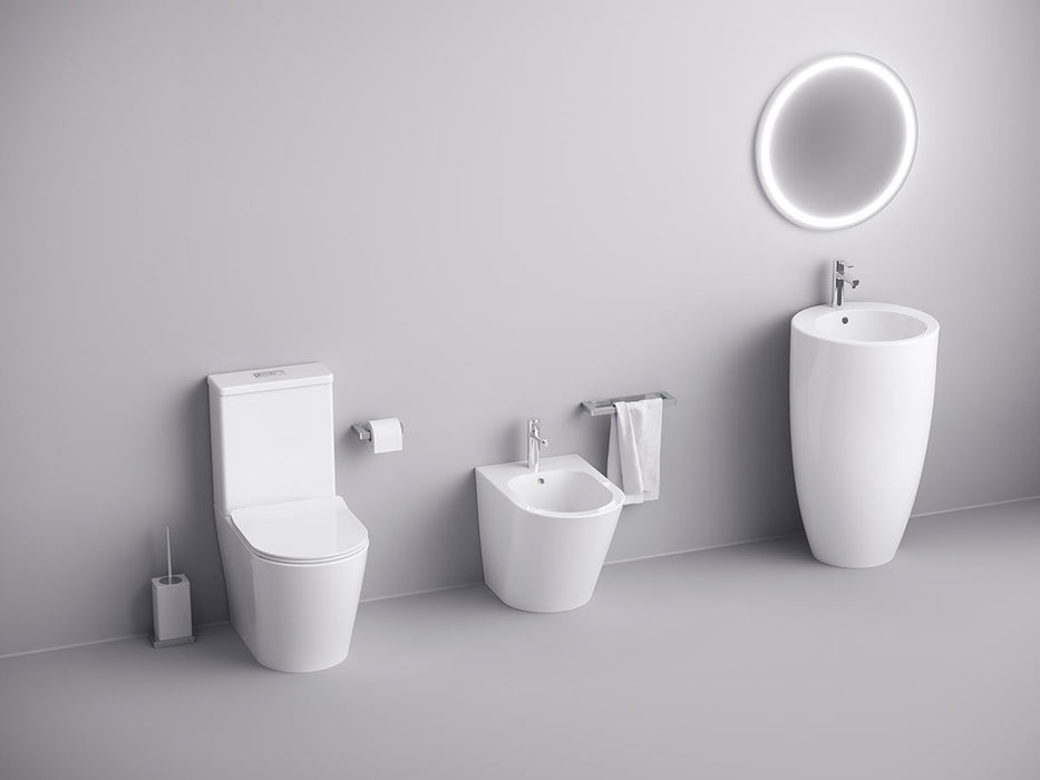 FOSSIL NATURA 00515 BOLONIA Complete Rimless Toilet White Glossy