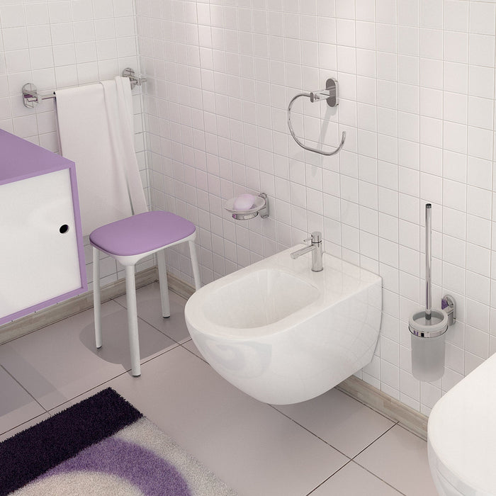 GEDY 53330313200 FEBO Escobillero De Pared Cromo