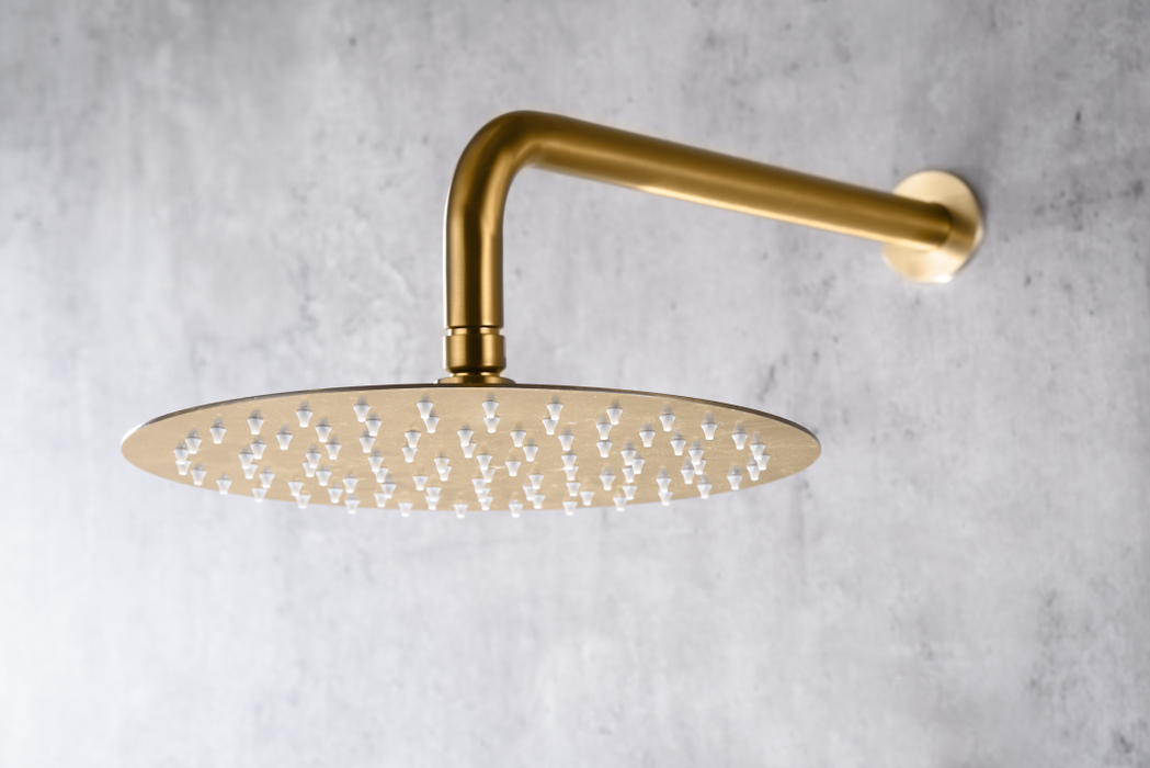 IMEX GTA052/OC ASSEN Grifo Termostático Ducha Empotrado 2 Vías Oro Cepillado