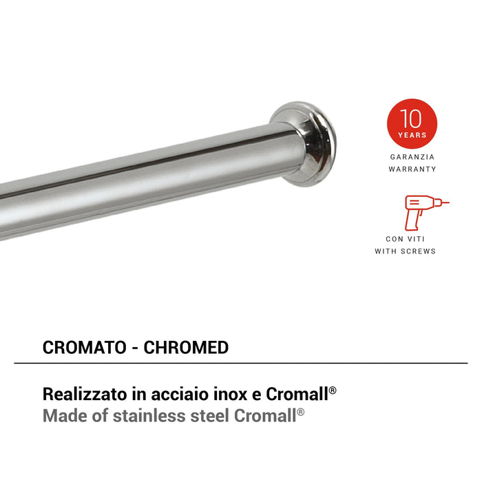 GEDY NV241300000 NEVIS Portarrollo Cromo