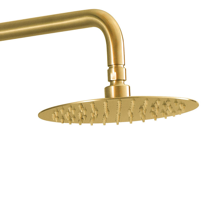 LLAVISAN L118064 Duchón Rociador Redondo Oro Cepillado 25 Cm