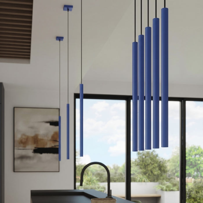 SOLLUX SL.2127 Lámpara colgante PASTELO 3P ultramarino