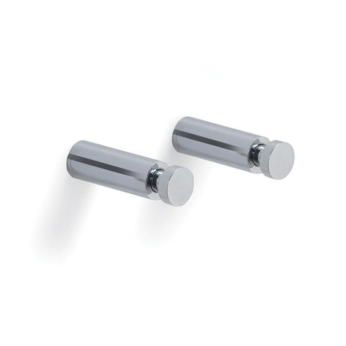 GEDY 22291300A00 Percha Larga 2 Piezas Cromo