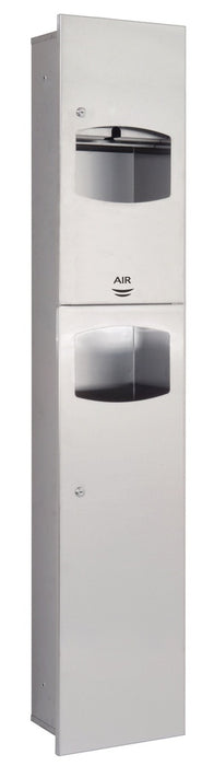 MEDICLINICS DTES0060CS Set Inox AISI 304 JunioPlus con Dispensador y Papelera