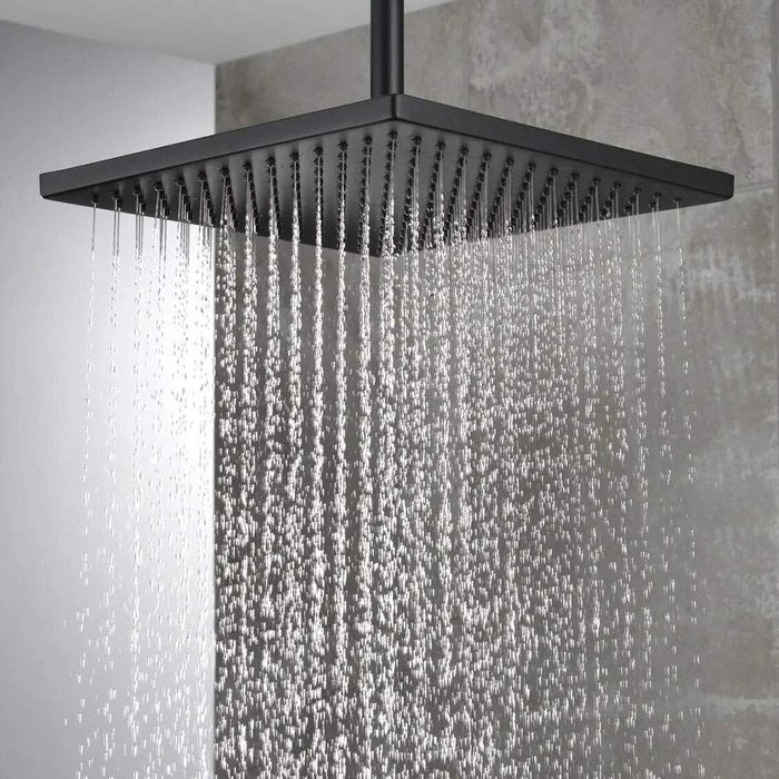 LLAVISAN L129124 BLACK PLUS Columna Termostática Cuadrada 100-150 Cm